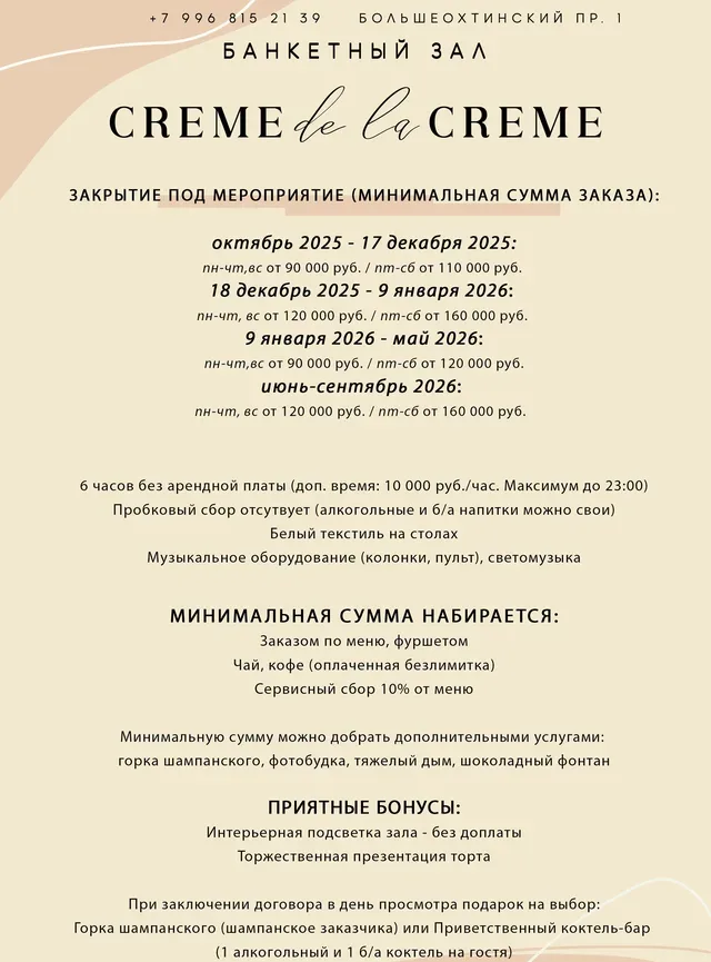 Creme de La Creme